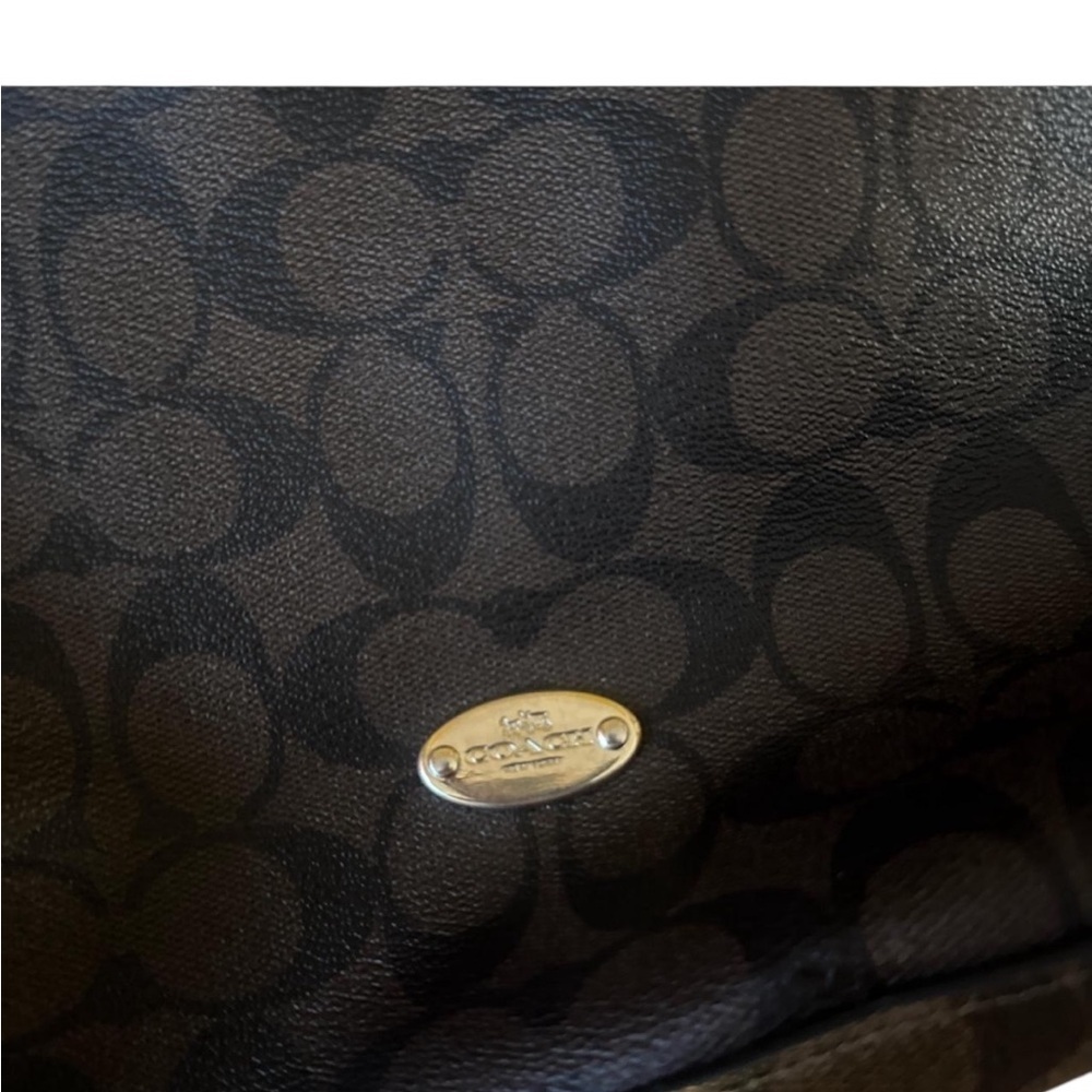 COACH Celeste Hobo Bag in Coated  Canvas Signature and Leather Trim - Picture 5 of 7